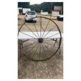 Large 54" Metal Wagon Wheel