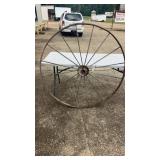 Large 54" Metal Wagon Wheel