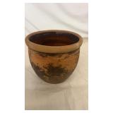 Vintage Hand Turned Southern Pottery Vase Planter