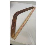 Jabiru Aboriginal Australia Art Boomerang