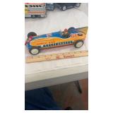 Vintage Tin Speed King Race Car YA Company Japan