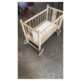 Rolling Baby Crib or Doll Crib