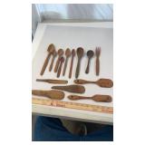 14 Antique & Vintage Wooden Kitchen Utensils