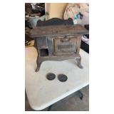 Salesman Sample Childs Mascot Cast Iron Stove