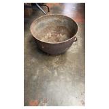Old Cast Iron Cauldron Pot