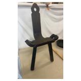 Brutalist Birthing Spinning Milking Stool Chair