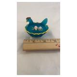 2 1/2" Hand Painted Boyd Glass Hen on Nest HON