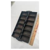 Patent 1859 Cast Iron Cornbread Muffin Pan Skillet