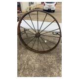 Large 46" Metal Wagon Wheel