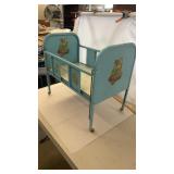 1950s Metal Baby Doll Bed