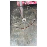 24" Metal Wagon Wheel