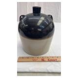 Vintage Stoneware Pottery Whiskey Jug