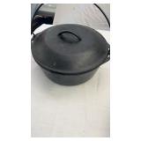 10 1/2" Cast Iron Dutch Oven #8 Made in USA