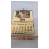 1963 Perryï¿½s Pride Milk Advertising Calendar