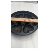 9" Cast Iron Muffin Cornbread Skillet Pan