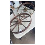 Pair of 16" Metal Wagon Wheels