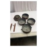 Antique Turkish Copper Lunchbox Lunch Pale