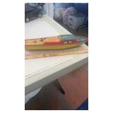Lindstrom Tin Lithograph Speed Boat Toy