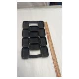 Antique 1859 Waterman Cast Iron Gem Biscuit Pan
