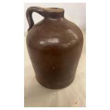 Antique Southern Stoneware Pottery Whiskey Jug