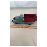 Vintage 10 1/2"  Press Steel 1930s Dump Truck Toy