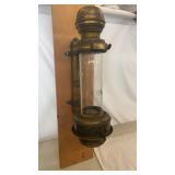 A&W Company Dated 1885 Brass Lamp Lantern