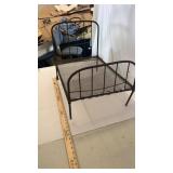 Antique Metal Doll Bed