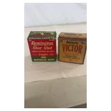 Vintage Peterï¿½s & Remington 12 Gauge Shells & Box
