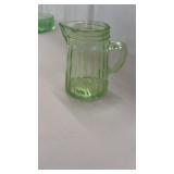 Uranium Glass 4 1/2' Creamer