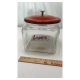 Short Lance Store Advertising Cookie Snack Jar