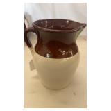 10' Stoneware Pottery Pitcher