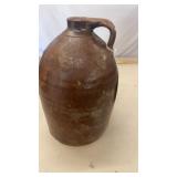 Antique Stoneware Pottery Whiskey Jug