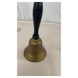 Antique Vintage Brass School Teacher bell AS IS