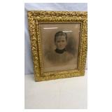 Late 1800s Wood Picture Frame