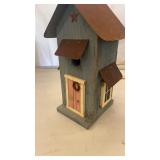 12 1/2' Birdhouse Metal Roof