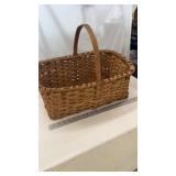 Split Oak Woven Farmhouse Gathering Basket