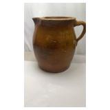 Antique Stoneware Glazed Pitcher REPAIRED