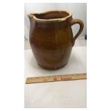 Antique Stoneware Glazed Pitcher