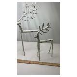 Metal Folk Art Reindeer