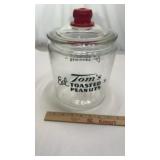Tomï¿½s Toasted Peanuts Store Advertising Jar AS IS