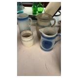 4 pcs. stoneware Pottery 'AS IS'