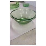8 1/2' Uranium Glass Mixing Bowl