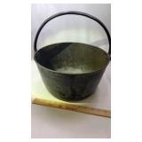 Antique HEAVY 13 Pounds Brass Jam Pan Cooking Pot