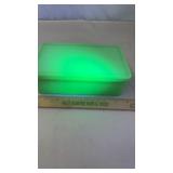 Jadeite Uranium Glass Refrigerator Dish
