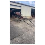Antique Horse Drawn Wagon Doctors Buggy