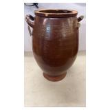 LARGE Unusual Stoneware Crock  AS IS