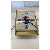 Vintage Pepsi Cola Clock NEEDS REPAIR