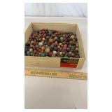 Hundreds of Antique Vintage Clay Marbles