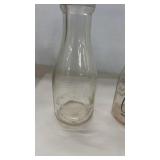 Glass Embossed Tuscaloosa Milk Bottle Southern