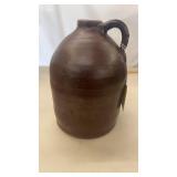 Antique Southern Stoneware Pottery Whiskey Jug
